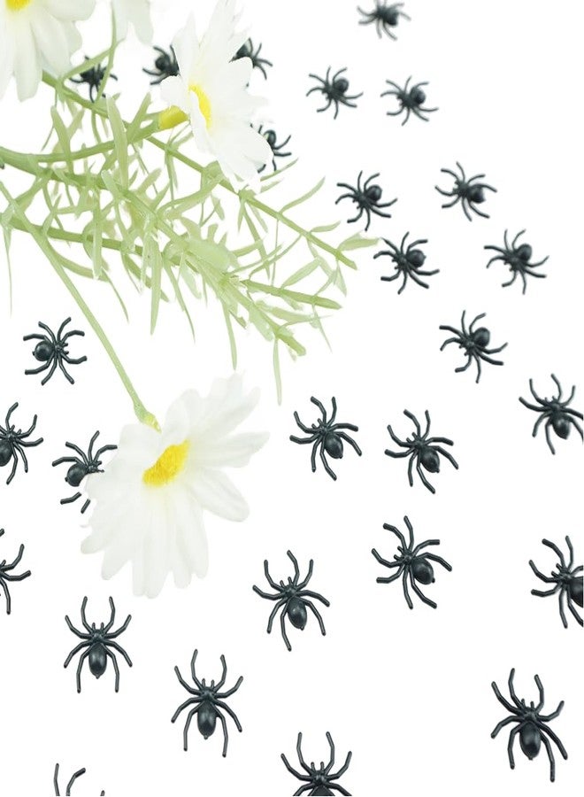 SaktopDeco 200 PCS Mini Plastic Spiders Fake Spiders Realistic Spider for Halloween Decorations - Image 5
